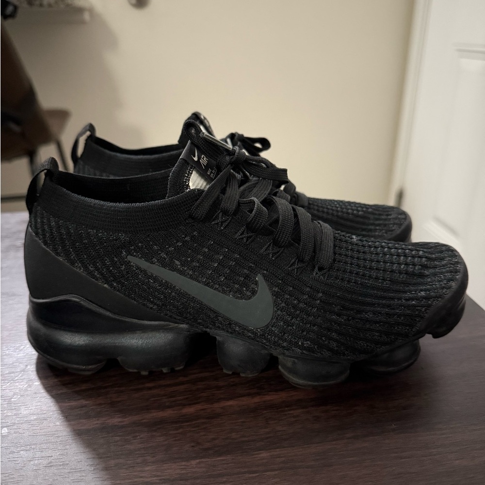 Nike Black Flyknit VaporMax Shoes